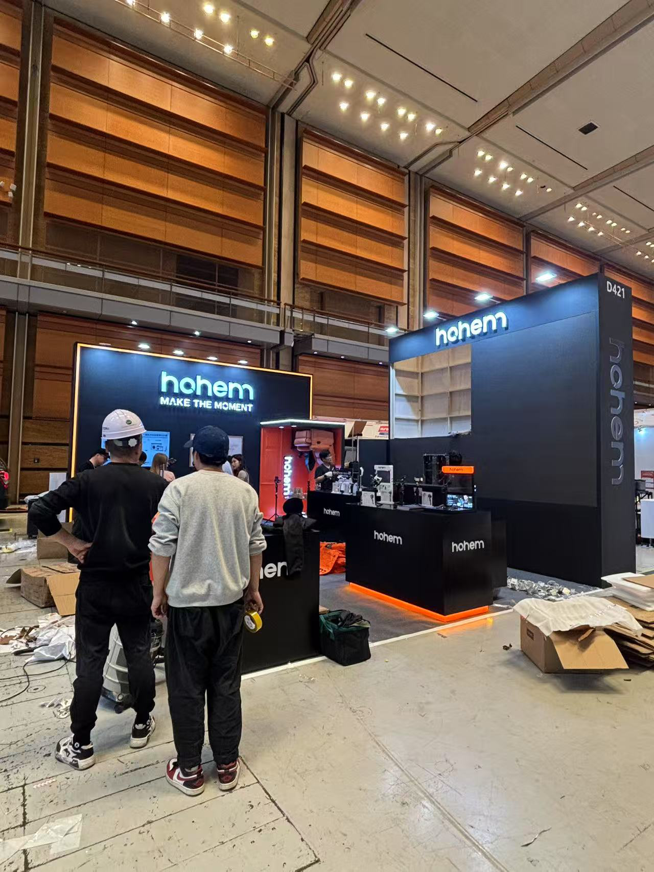 HOHEM / KOBE 2025 exhibition stand — build